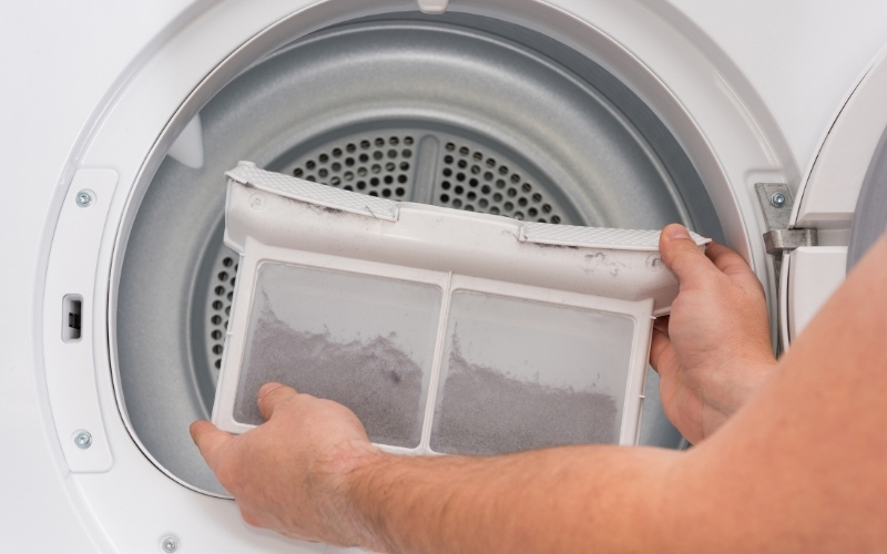 how do you locate and replace your dryer's filter